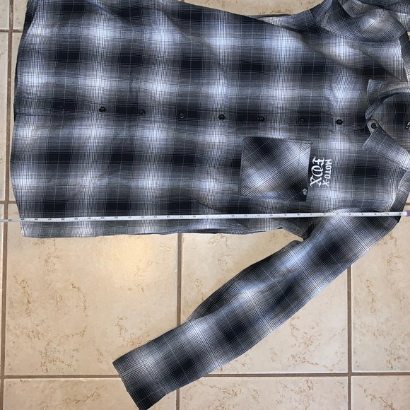 Fox Racing Womens Long Flannel Shirt/dress - Picture 12 of 15